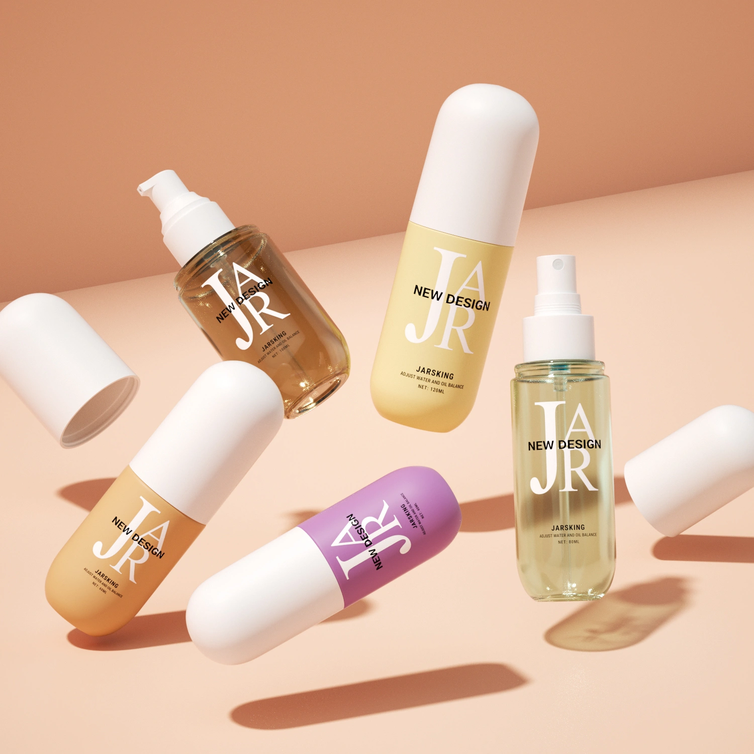 Pastel cosmetic bottle manufacturer