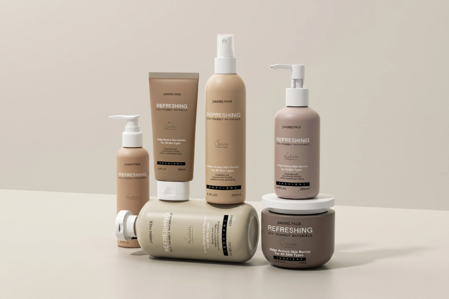PCR shampoo packaging