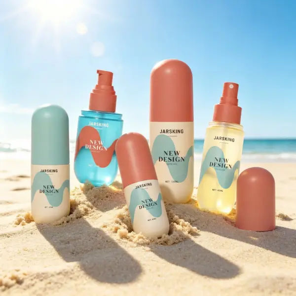 Playful skincare packaging