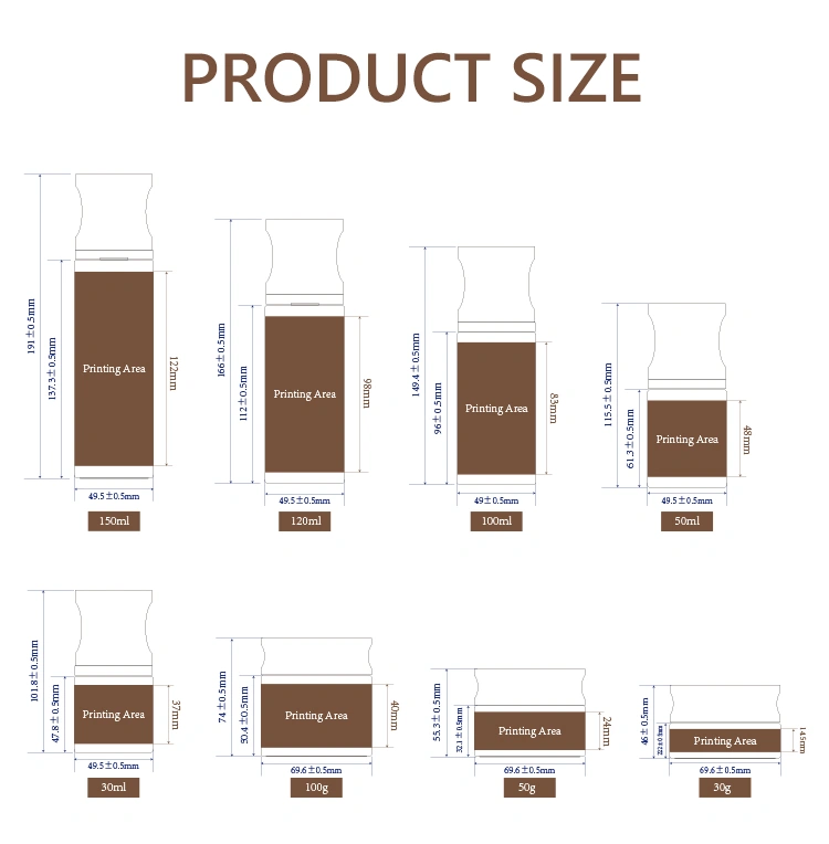 Recyclable luxury plastic bottles