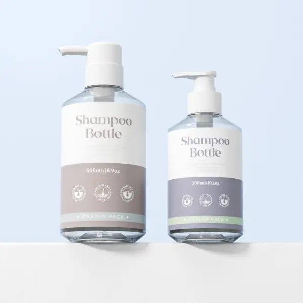 Refillable amber soap dispenser bottle