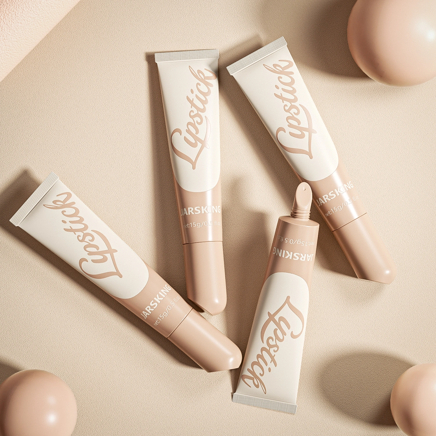 Tube with slanted applicator tip