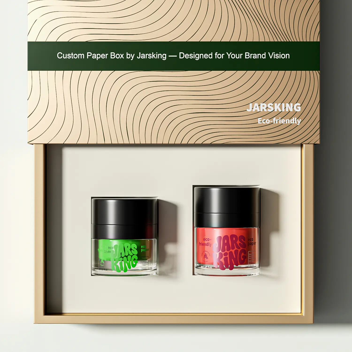 Airless jar for sensitive skin