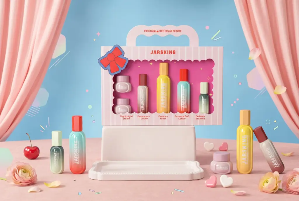 custom skincare packaging set