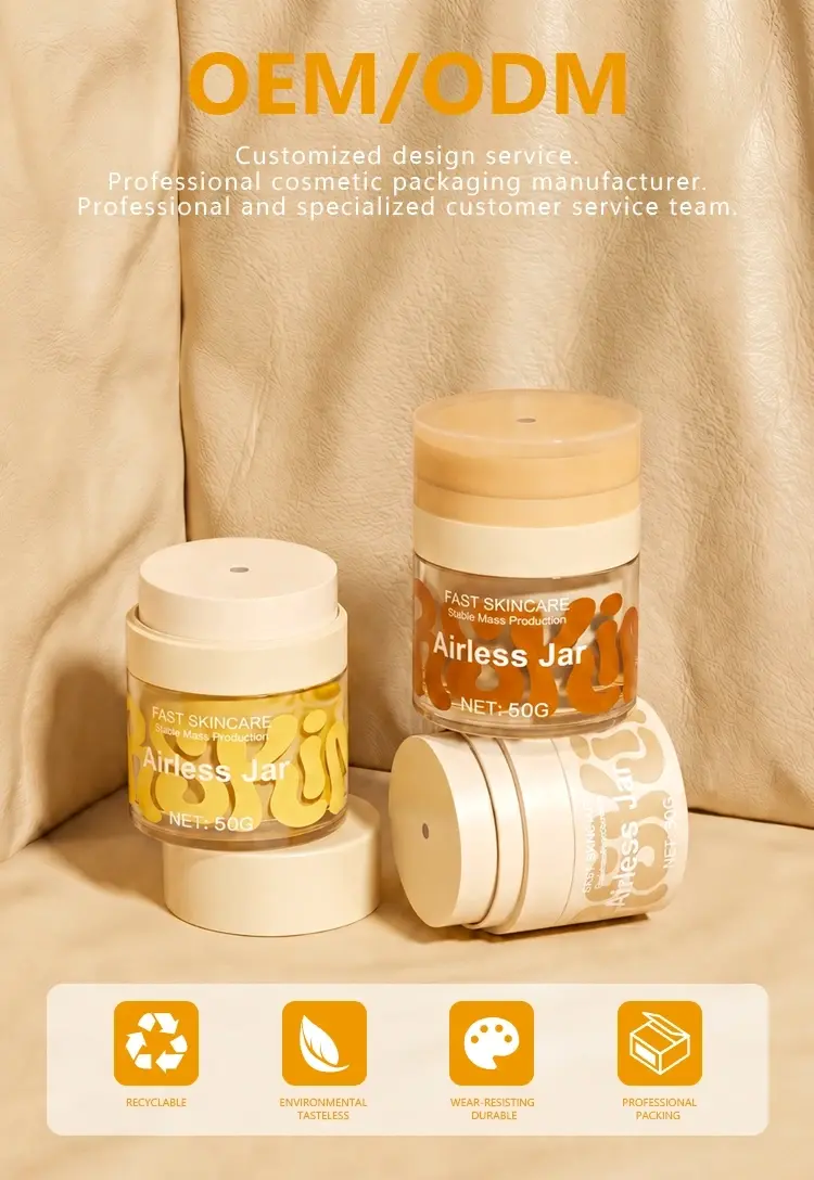 Hygienic top-press cream dispenser