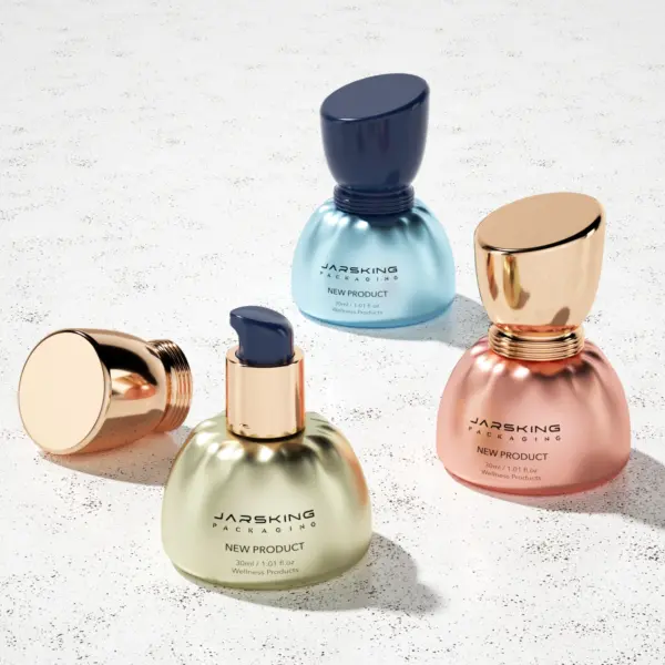 Sculptural pump bottle 30ml