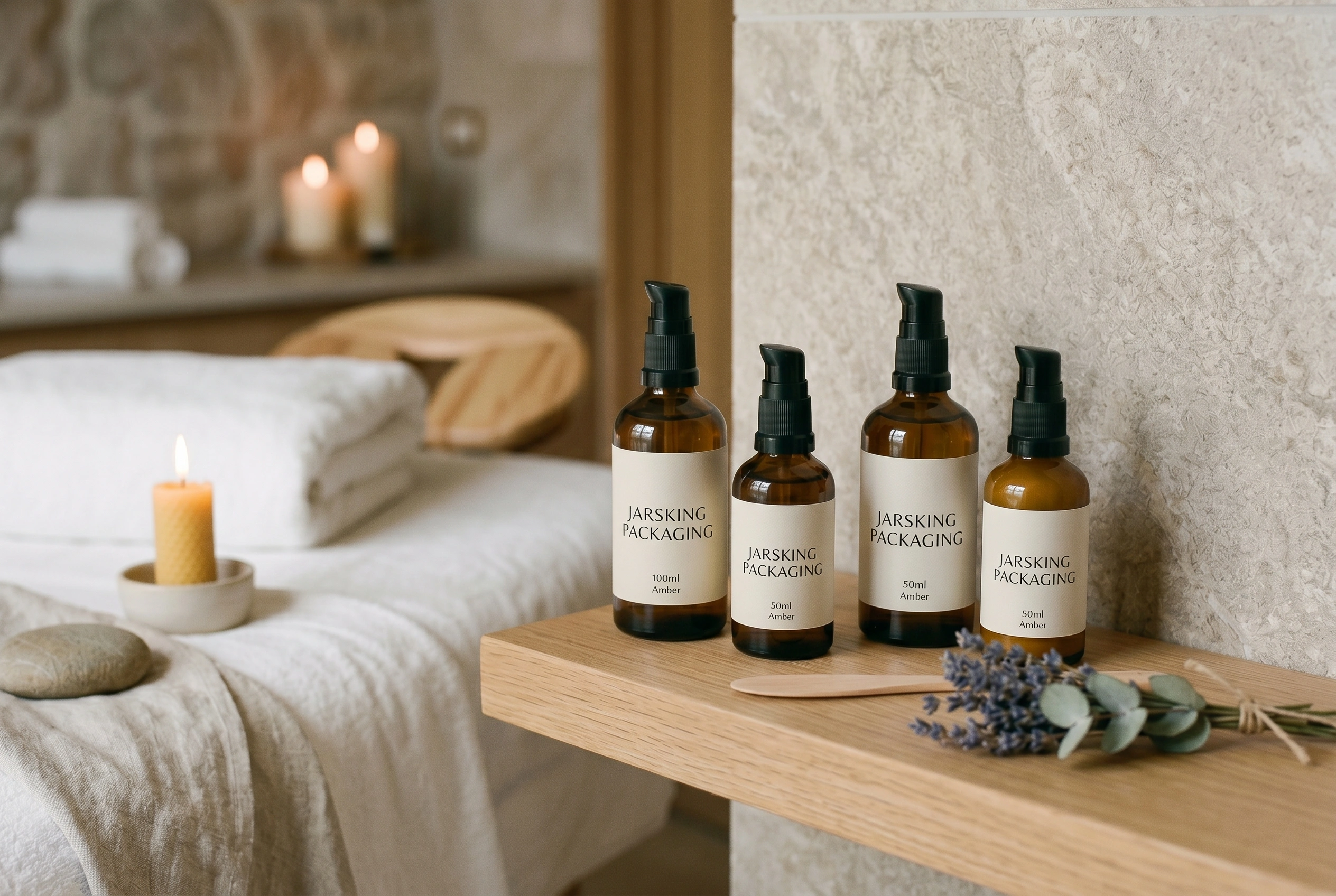 Spa and Professional serum bottle
