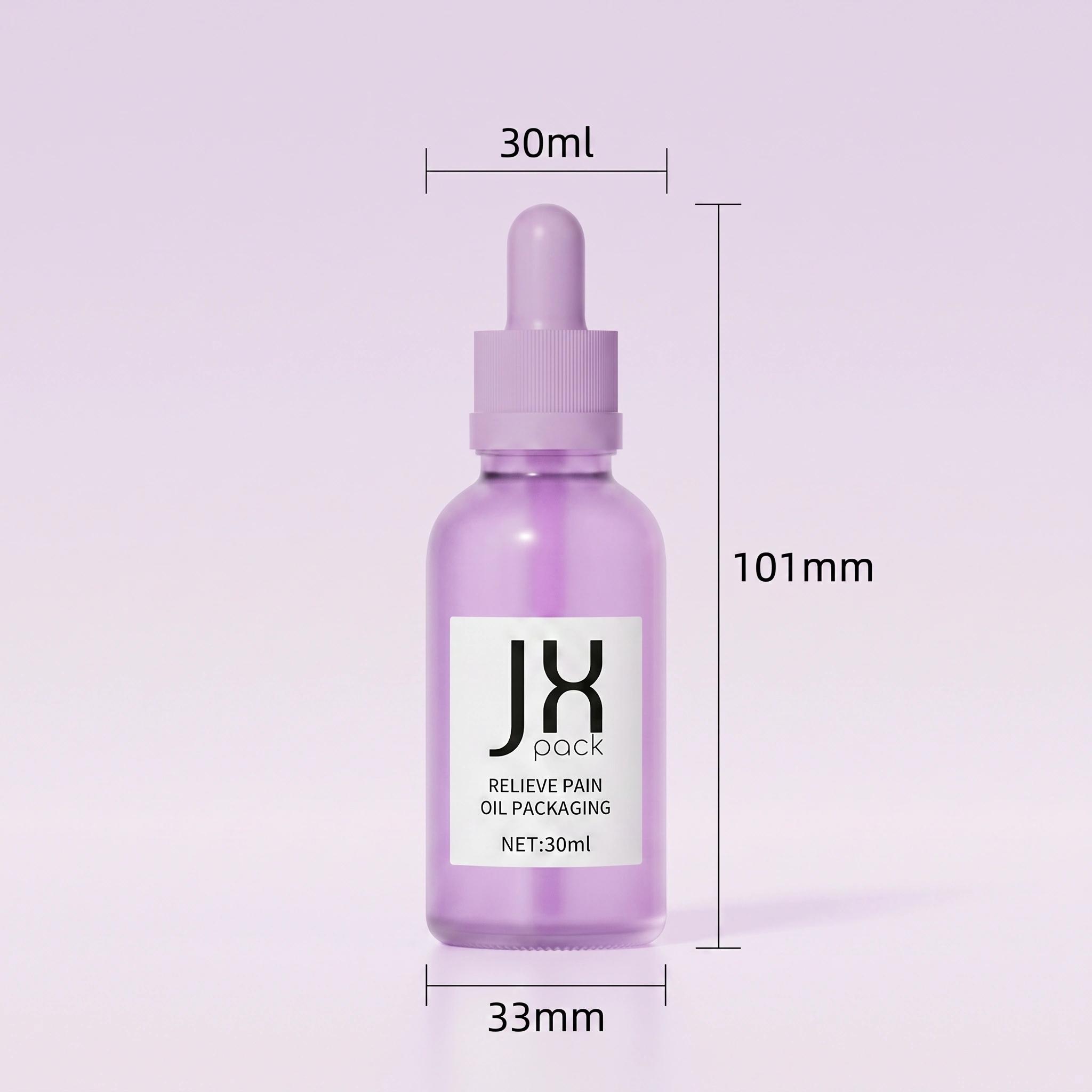 Standard retail serum bottle