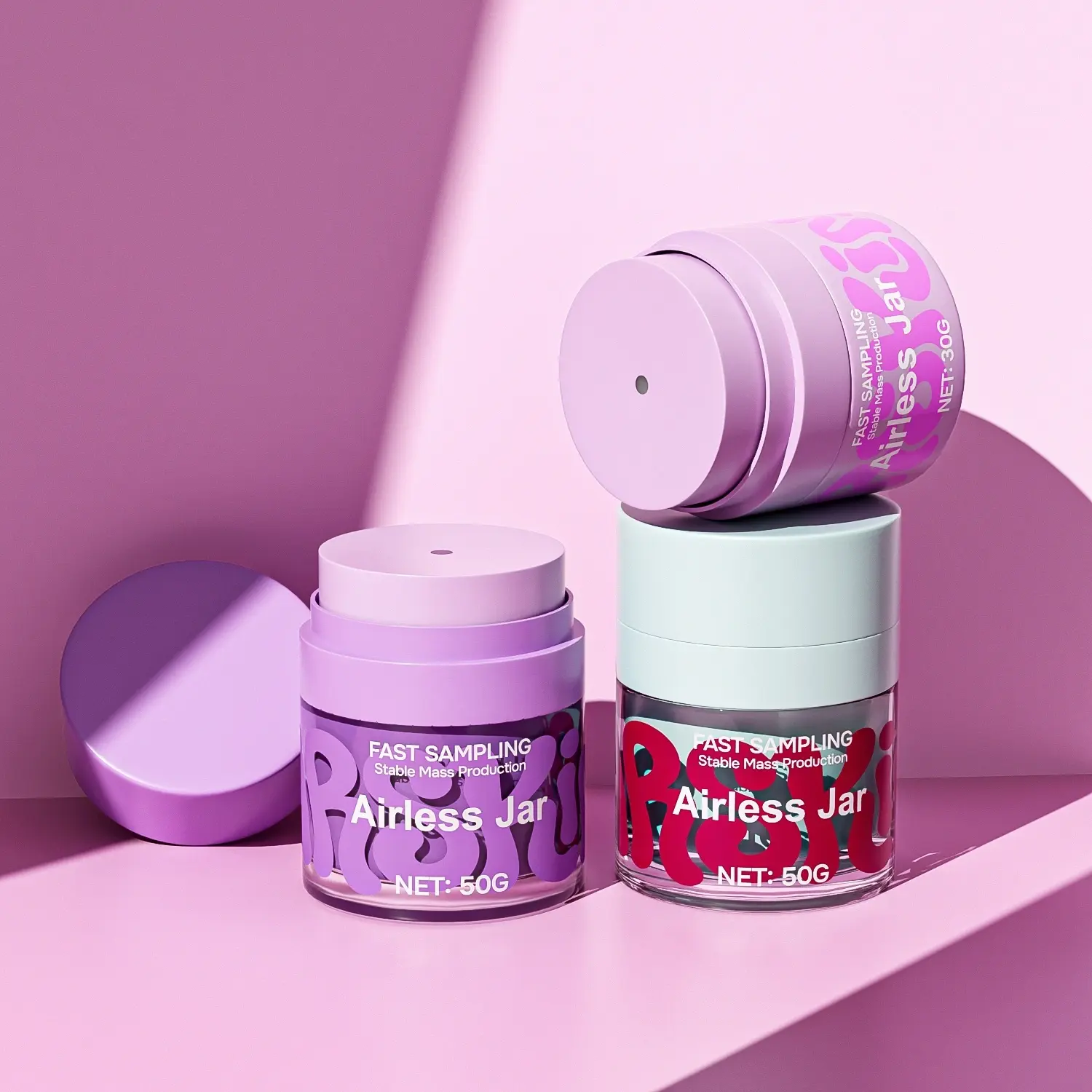 Sustainable luxury cream container