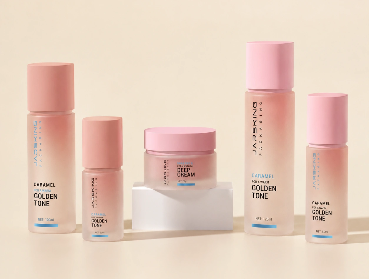 cosmetic packaging Frosted Finishes
