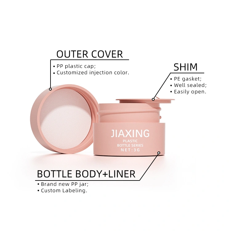 Hygienic cosmetic sample jars