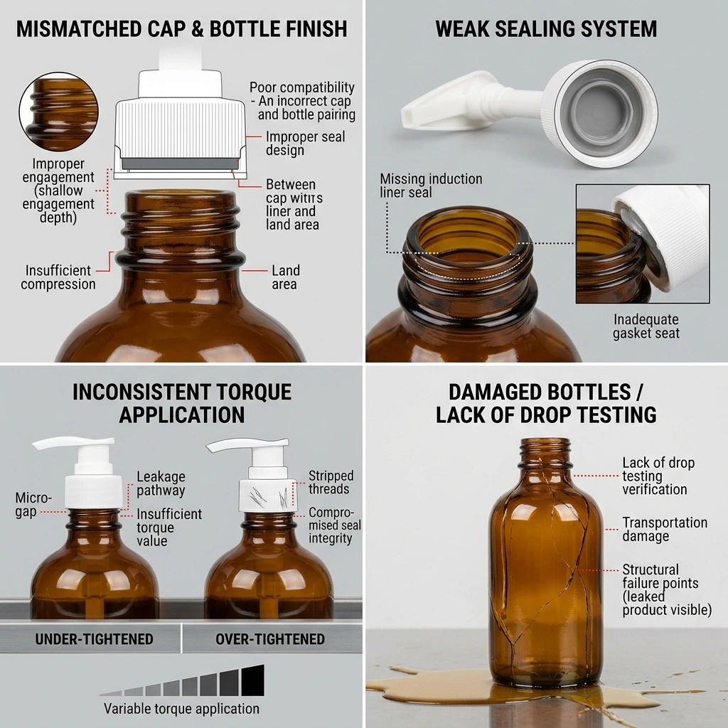 Issues that can arise with shampoo bottles