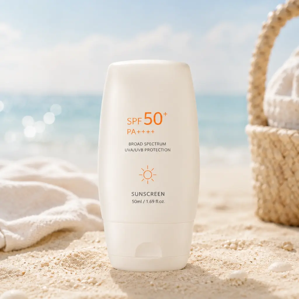 pe sunscreen bottle