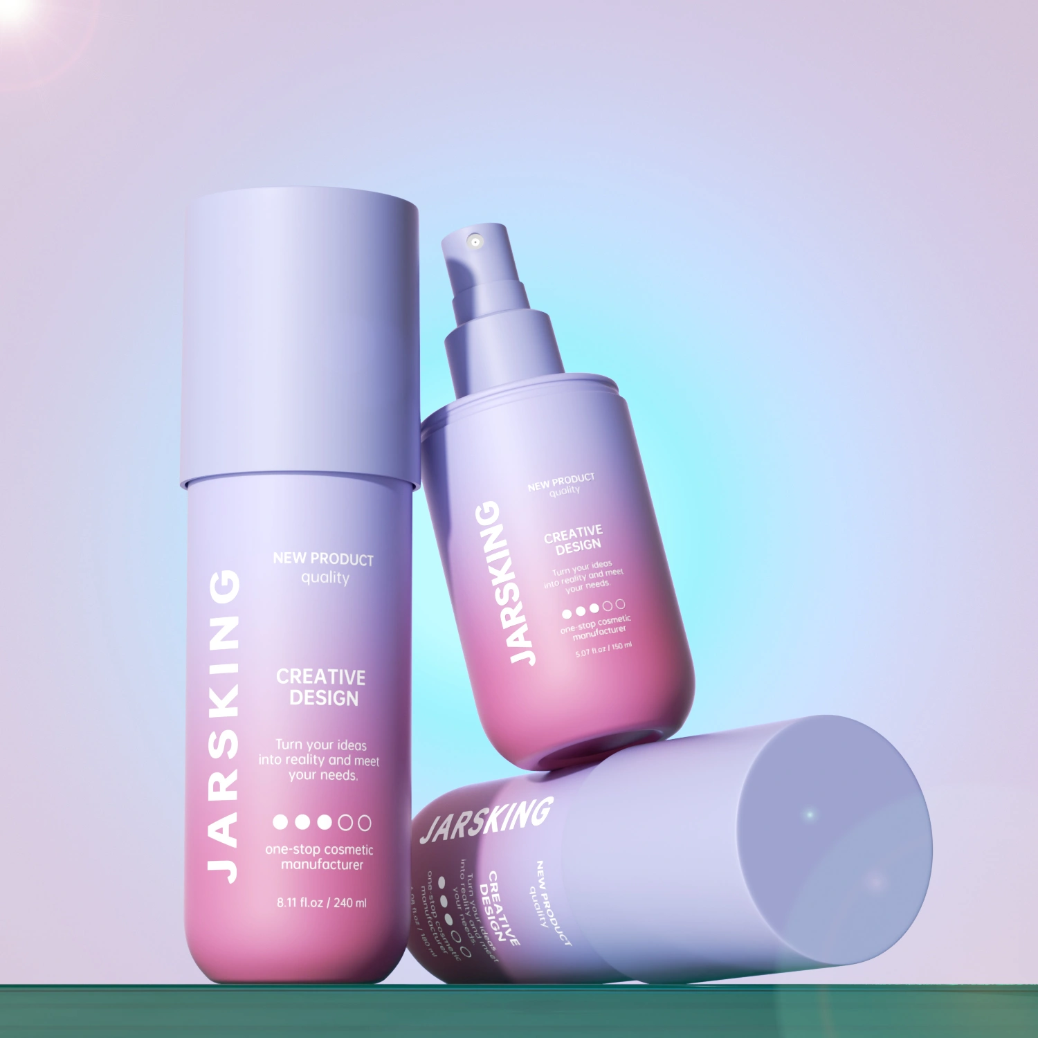 Spray bottles for fast, even coverage