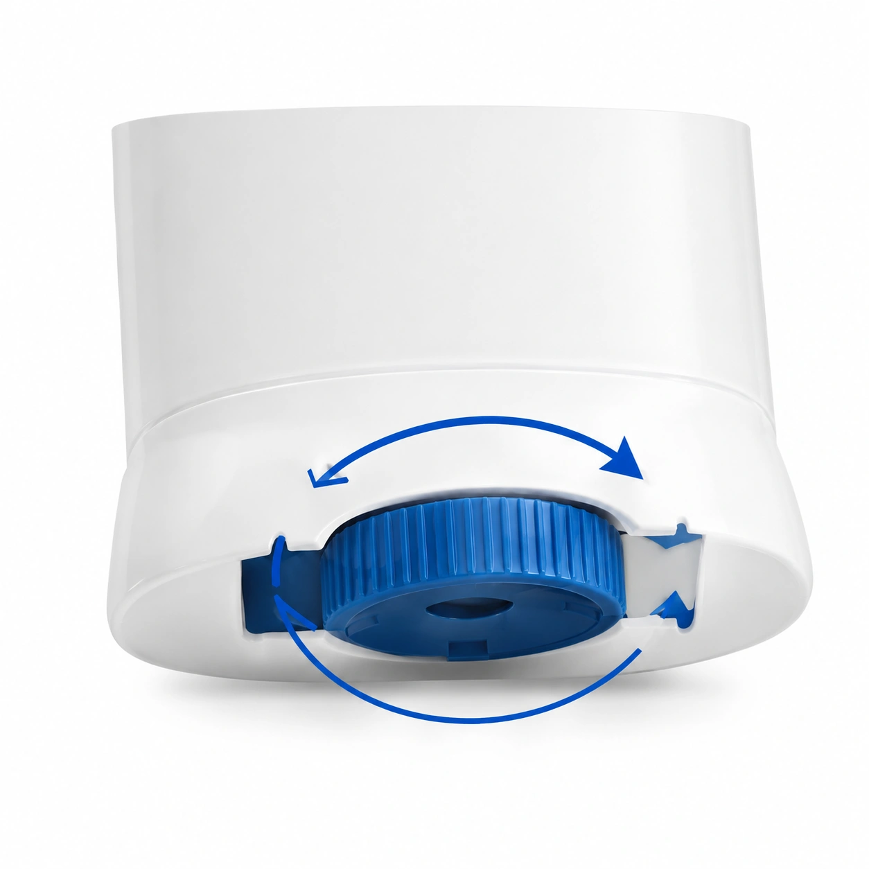 Twist-up deodorant stick packaging with anti-jamming screw mechanism