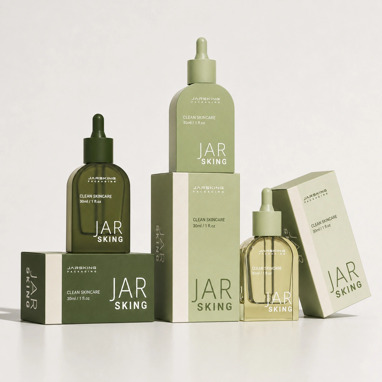 angular cosmetic bottle mold