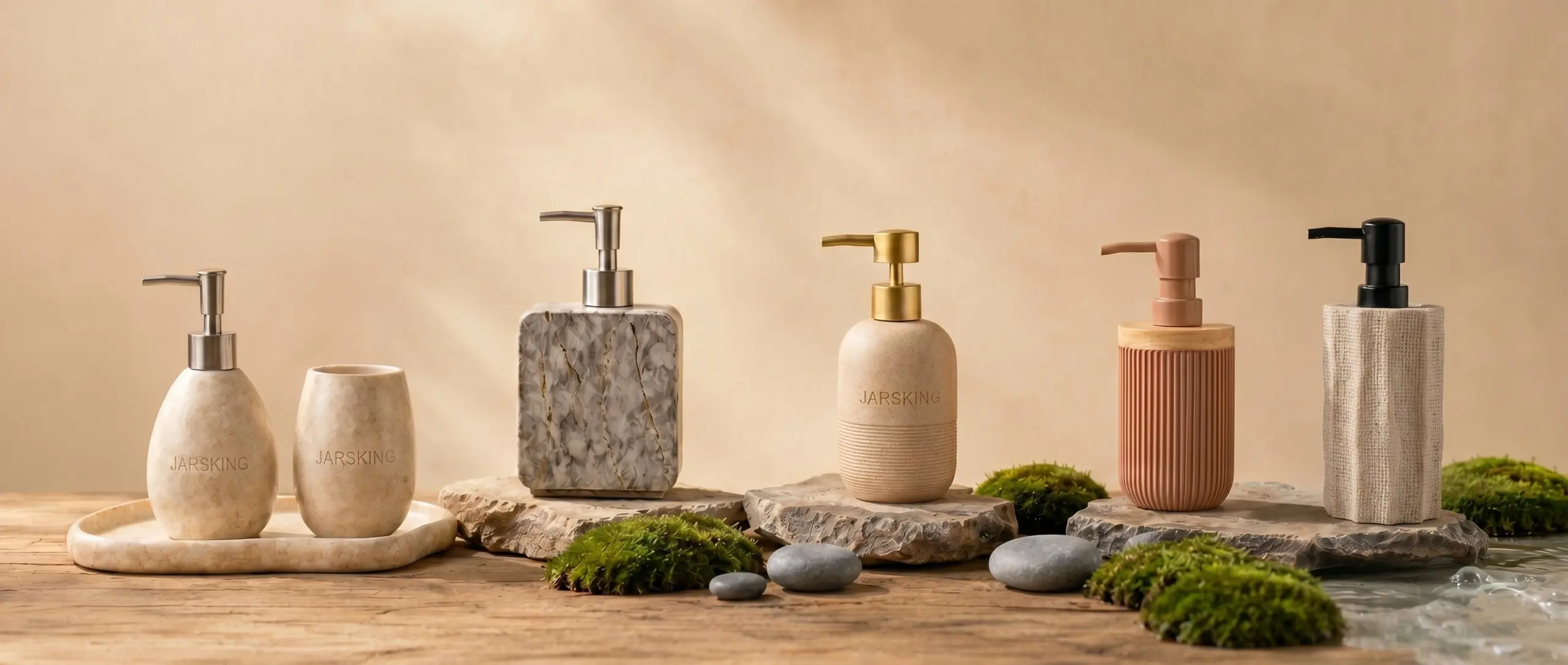 Custom Cement Shampoo Conditioner Bottle