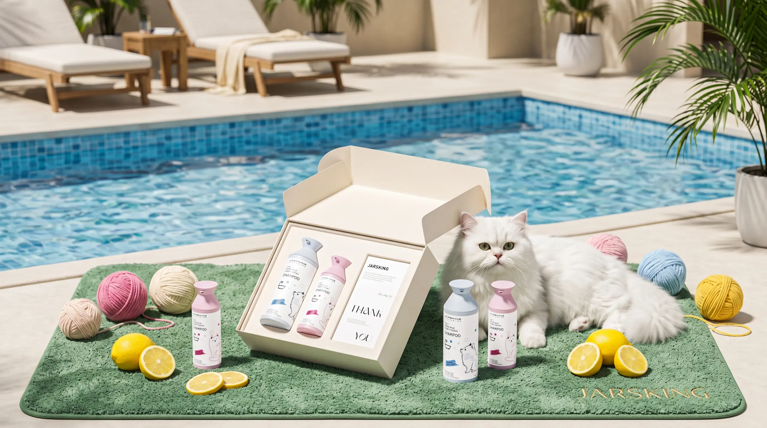 Custom dog cat shampoo bottles
