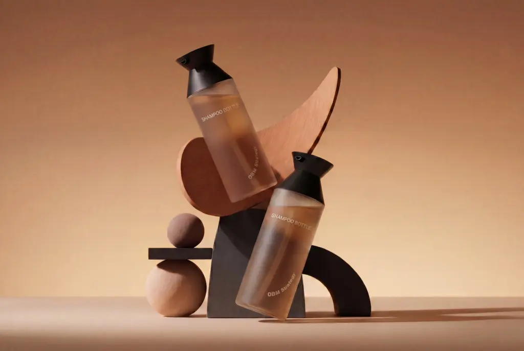 Luxury Shampoo Bottle Design