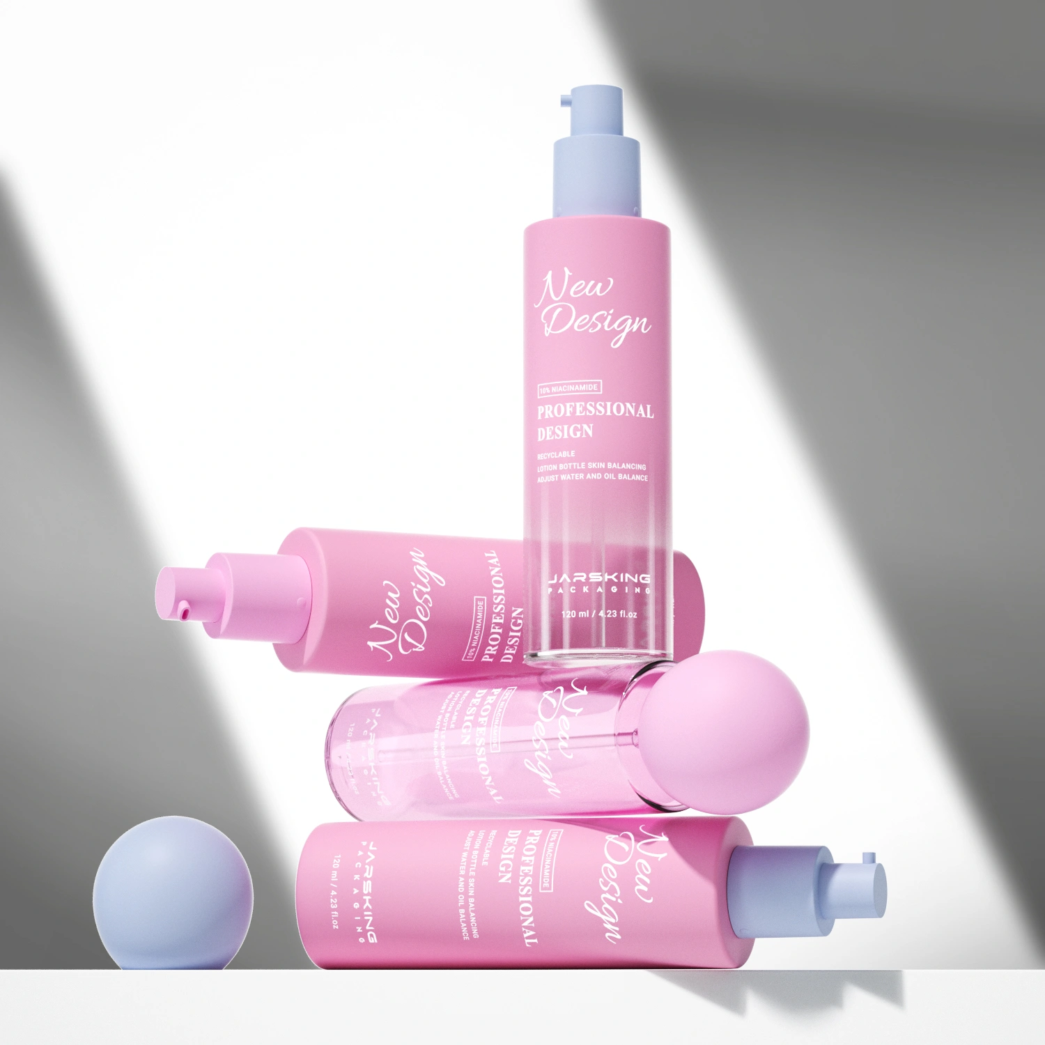 pink gradient cosmetic bottle wholesale