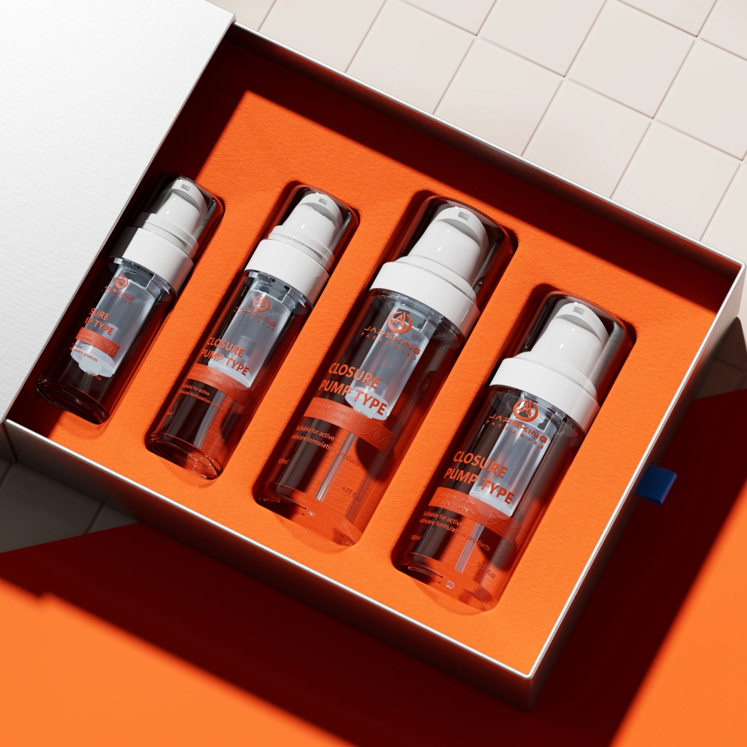 Press-to-mix airless bottle