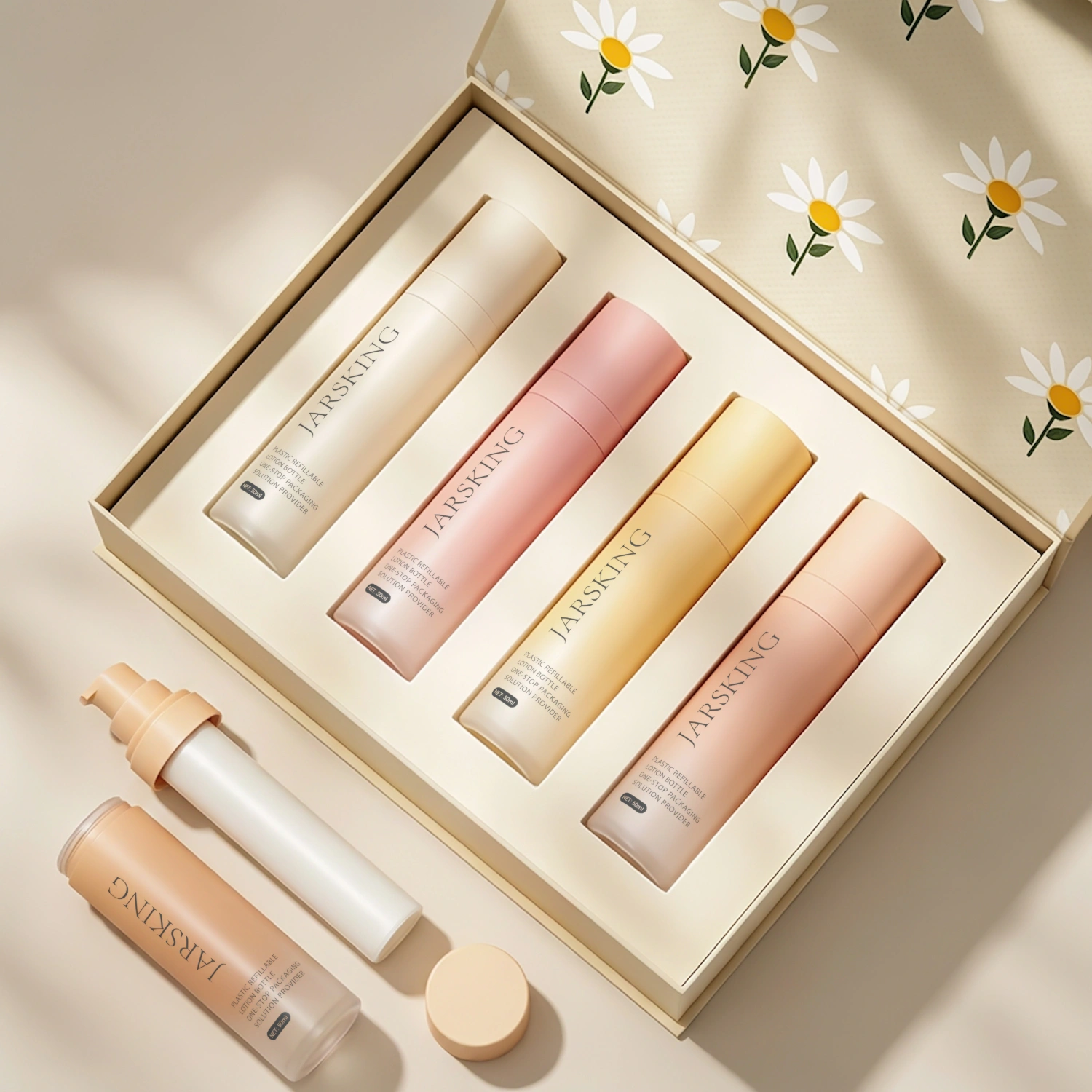 Airless lotion pump bottle