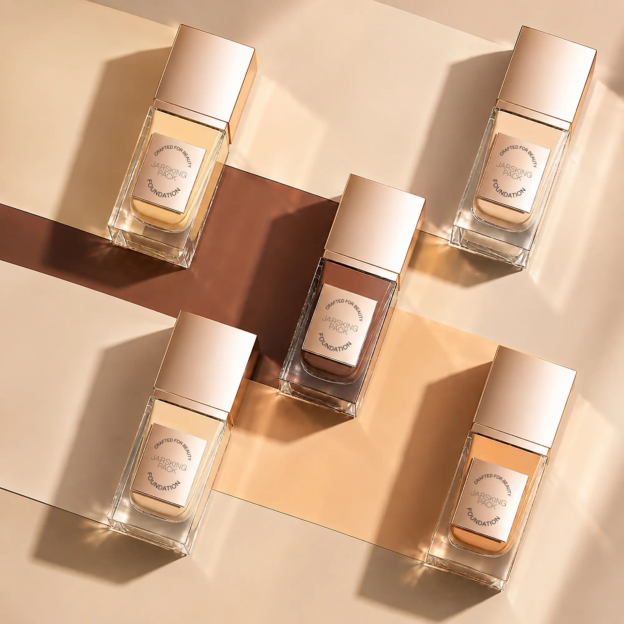 Custom color cosmetic packaging