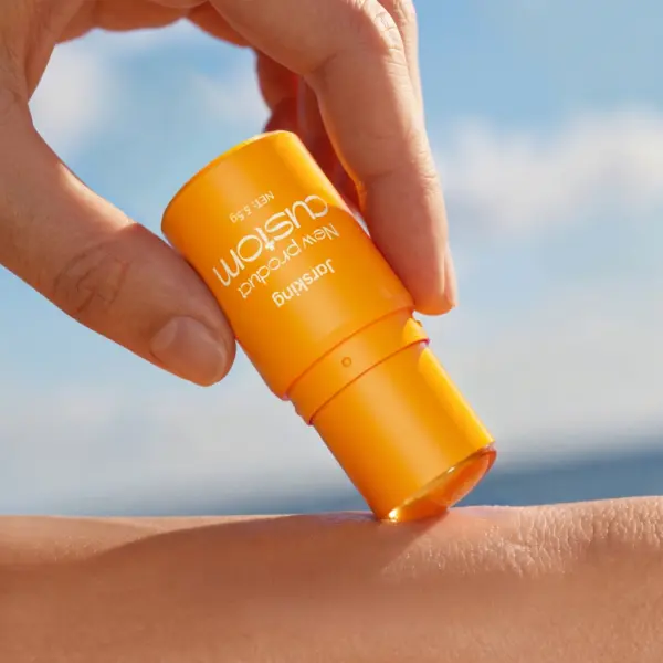 Custom sunscreen stick tube