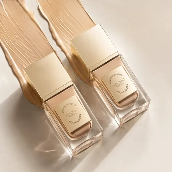 Lotion pump foundation packaging