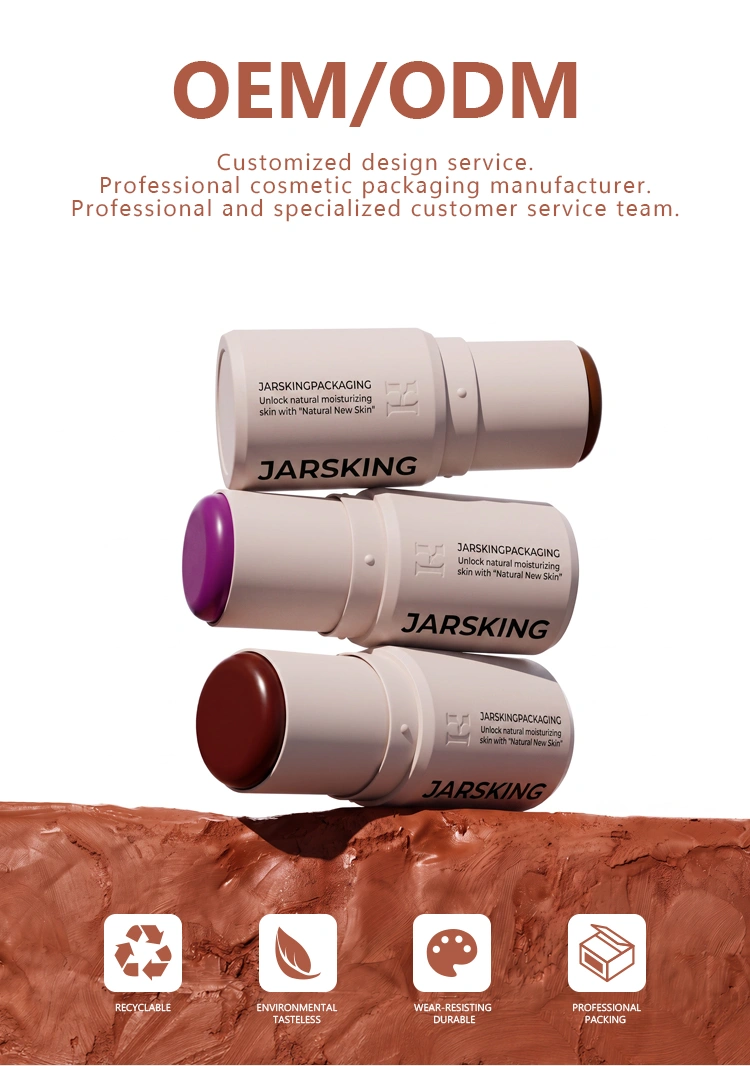 Plastic sunscreen stick packaging