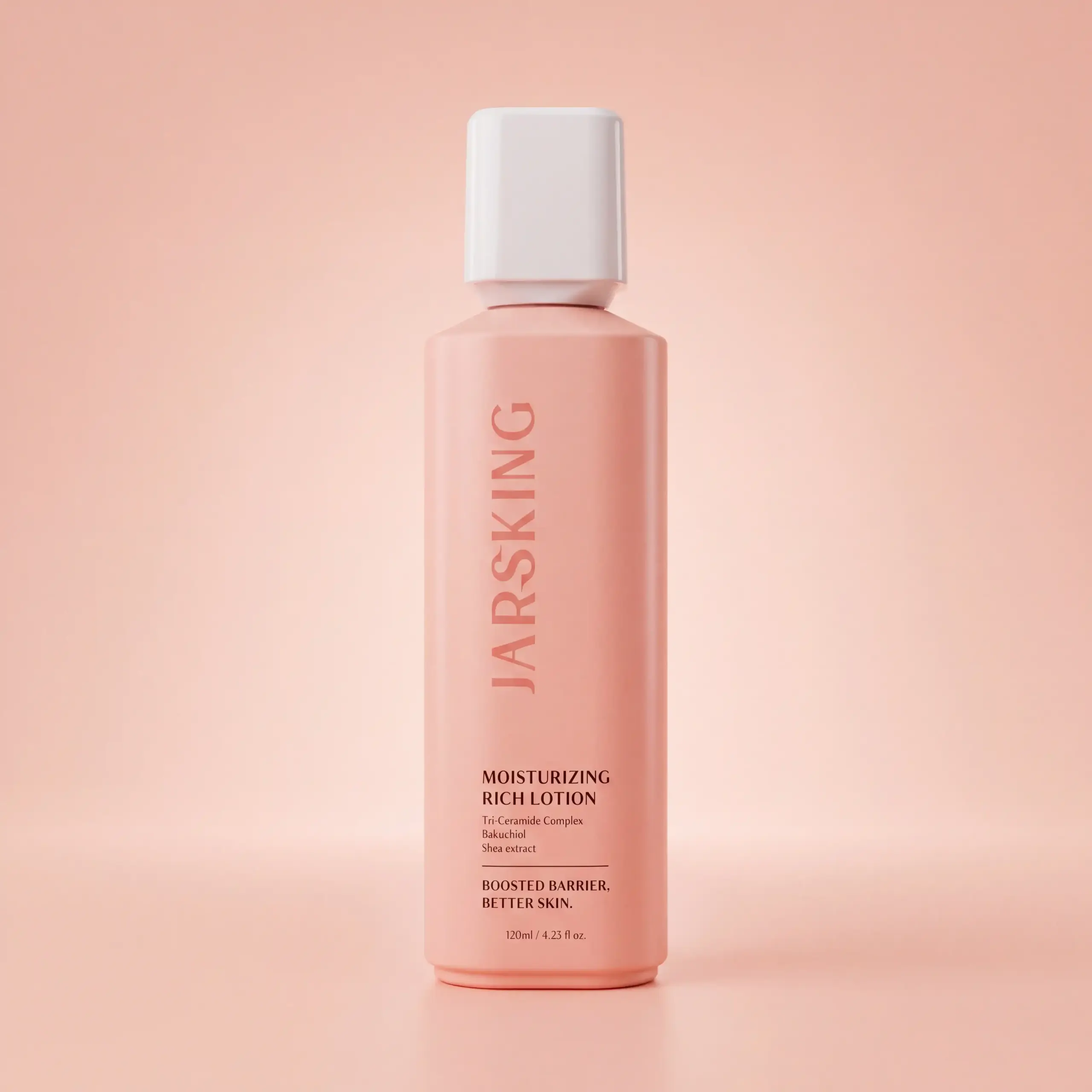 Professional salon glass pump bottle