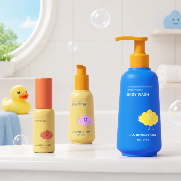 pump bottle for baby body wash packaging