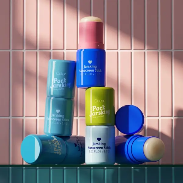 Sunscreen stick container