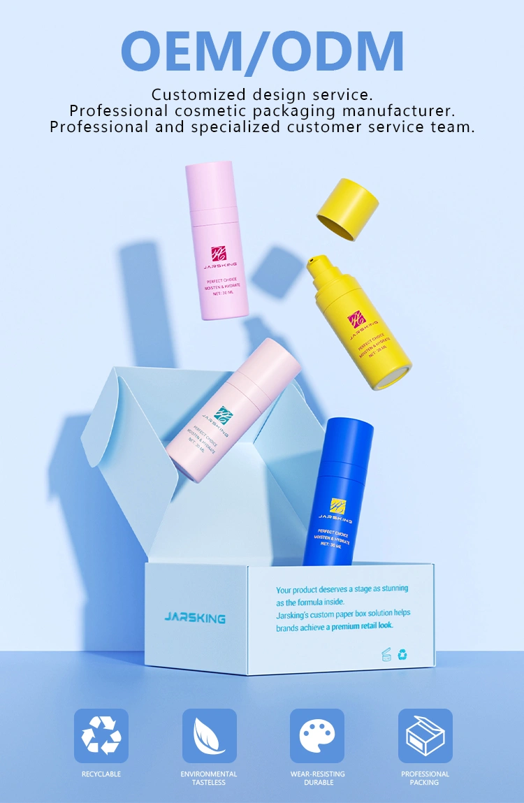 Vacuum pump skincare packaging
