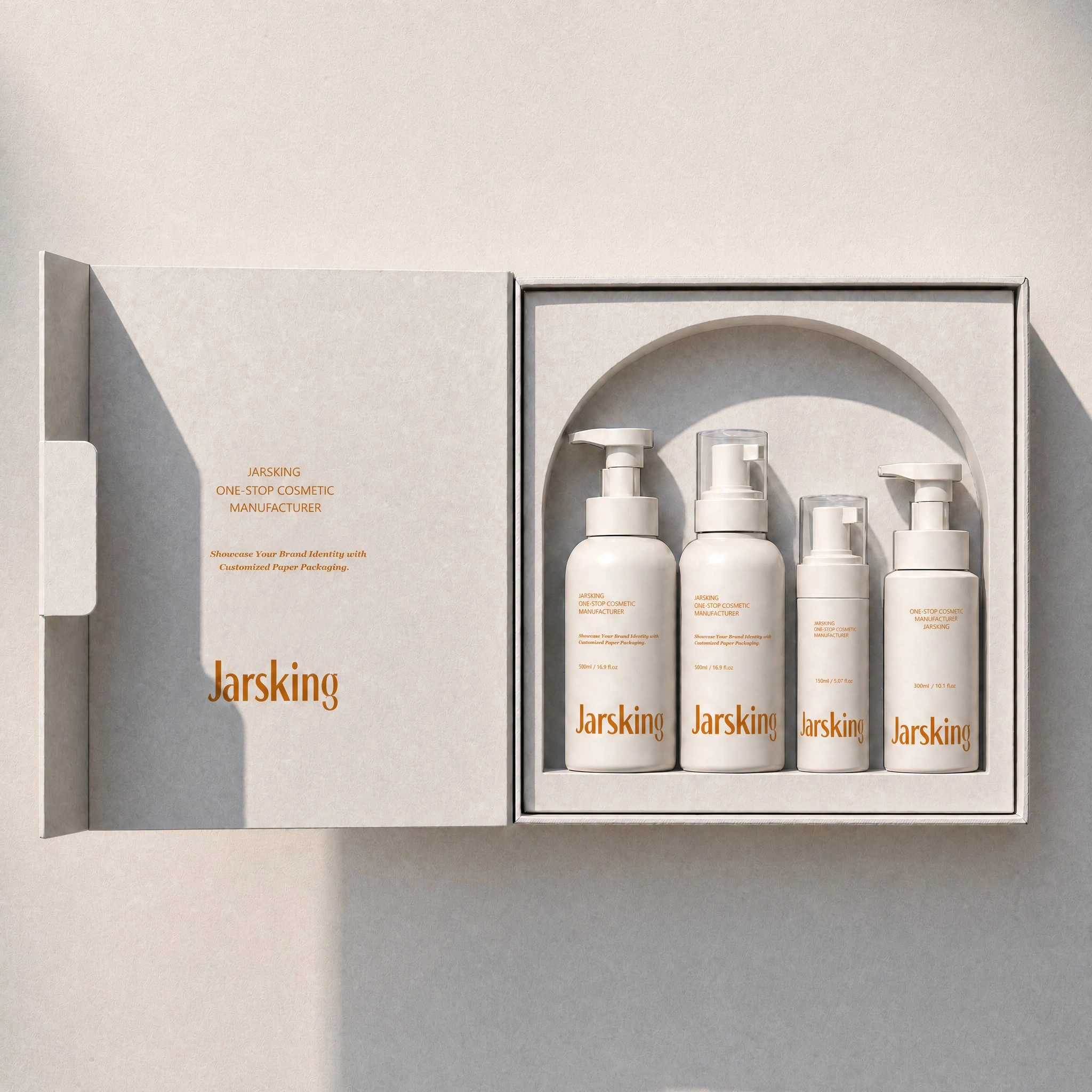 300ml round shoulder lotion bottle OEM