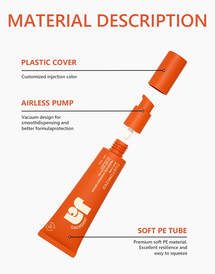 bulk cosmetic tubes with airless pumps