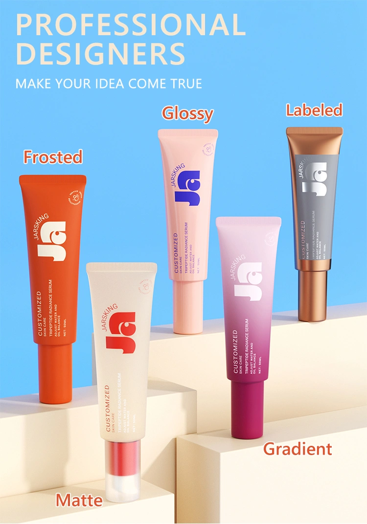 custom color airless tube packaging
