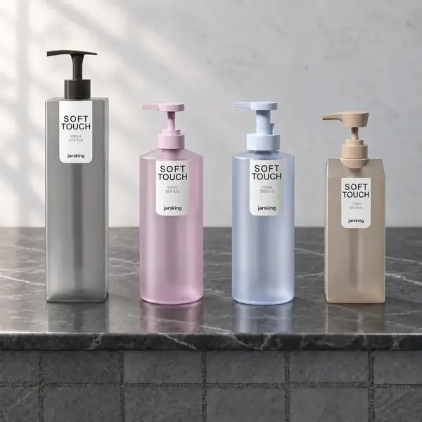 custom elongated lotion dispenser bottles