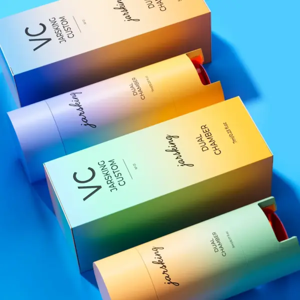 dual formula cosmetic packaging