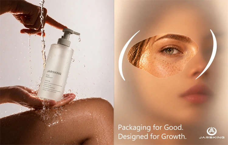 geometric personal care packaging customization