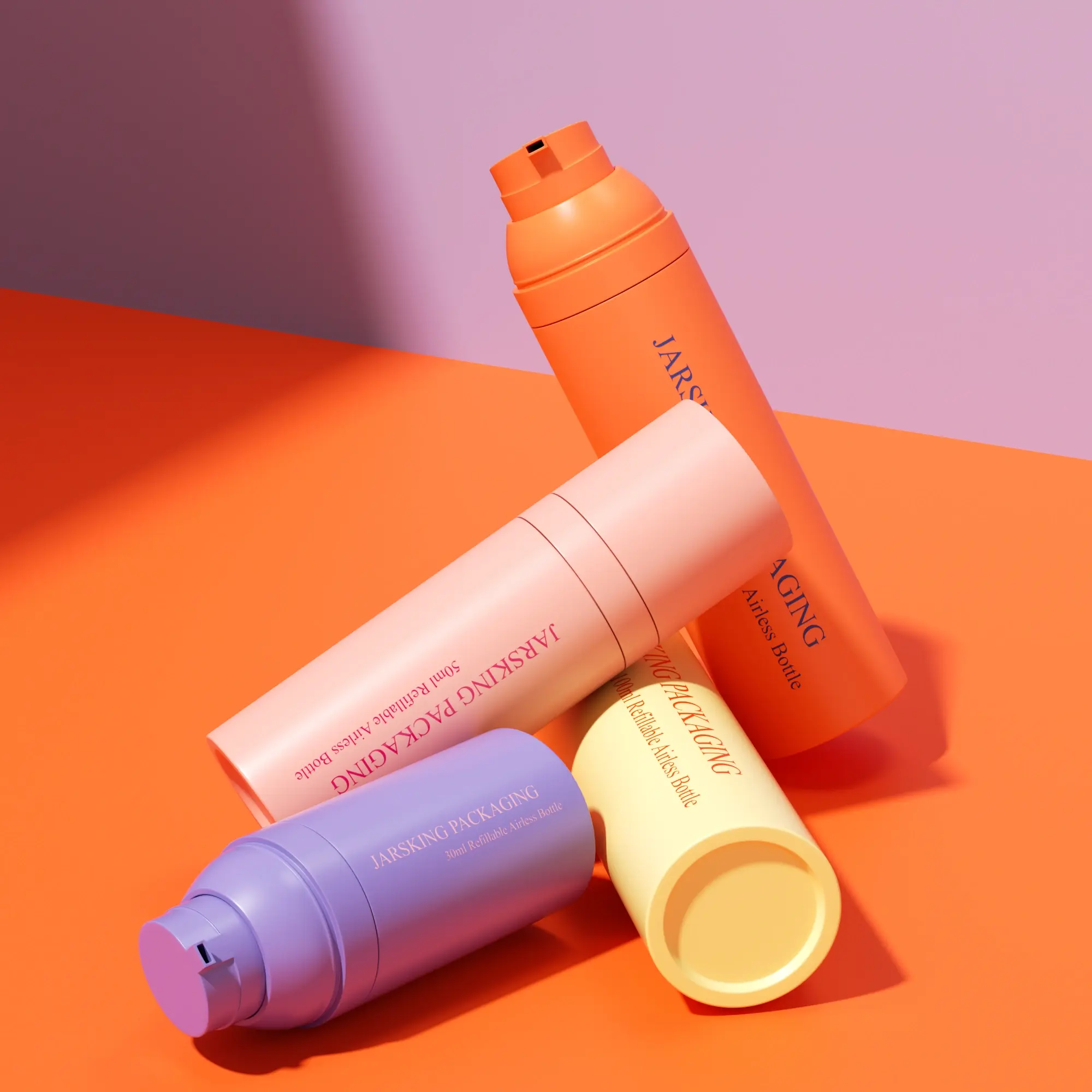 metal free airless pump packaging