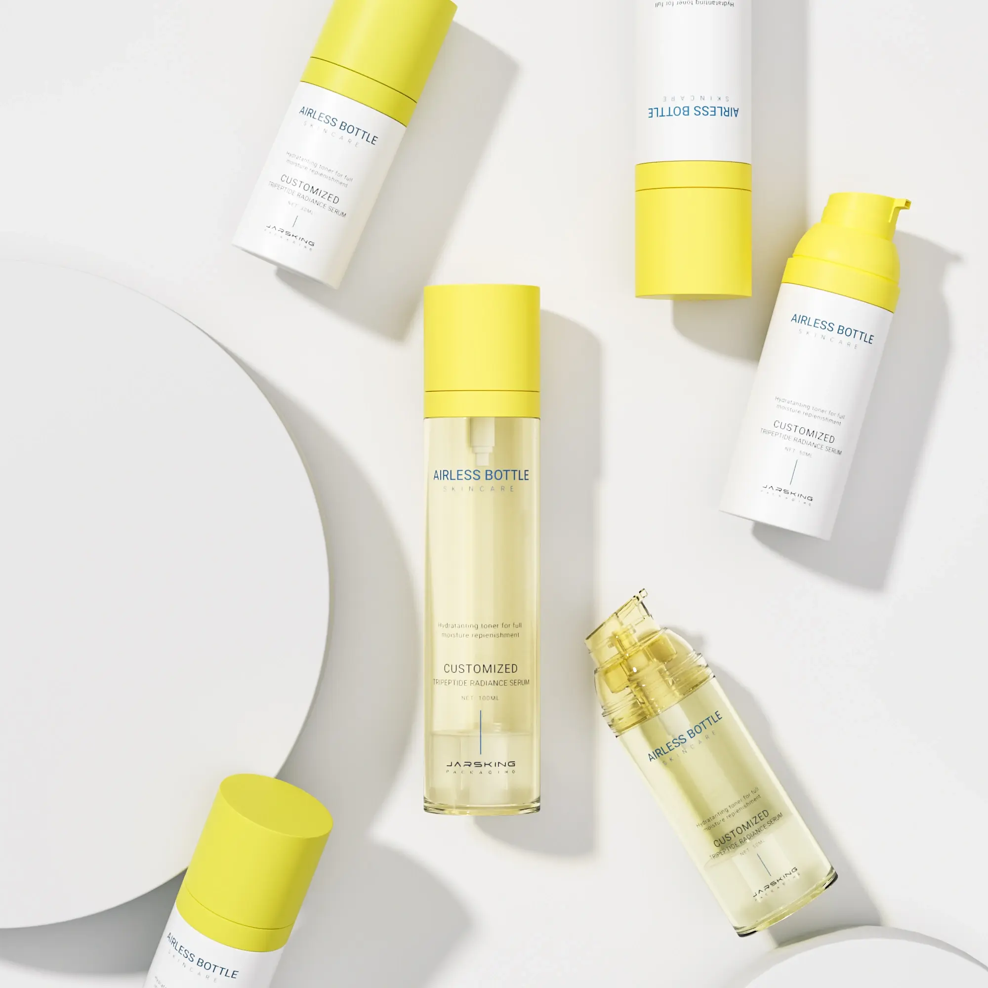 metal free skincare pump bottle OEM