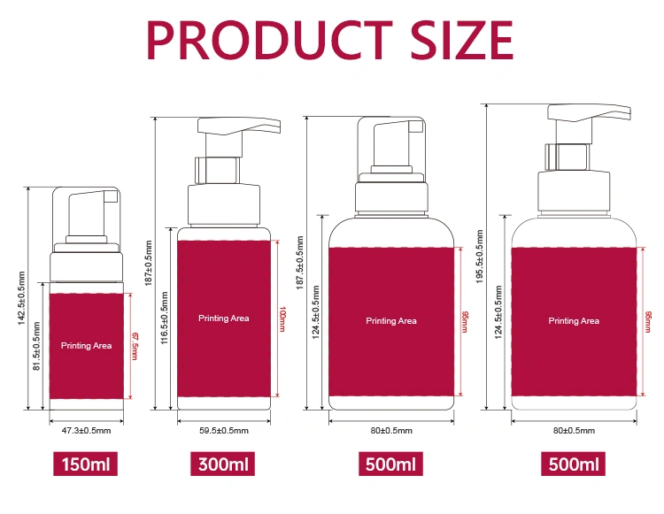 multi capacity pump bottle set ODM