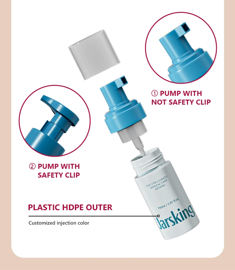 round shoulder cosmetic bottles with custom printing
