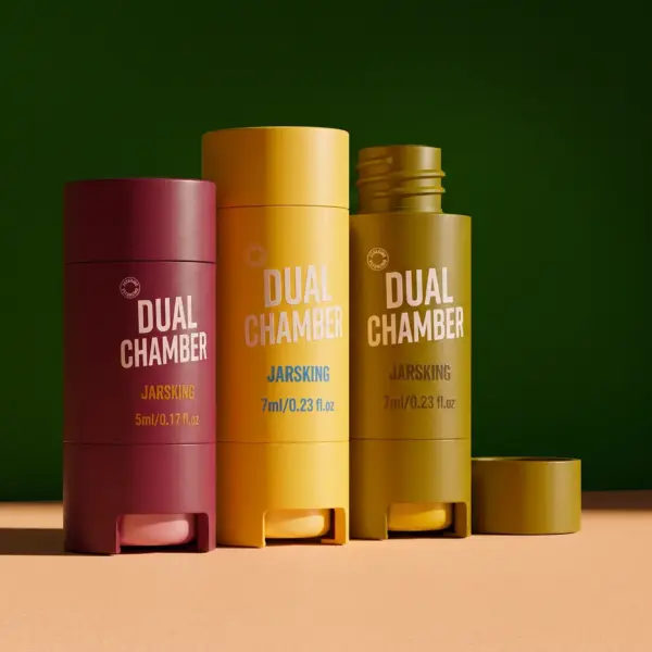 separate chamber skincare bottle